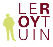 Een van de logo's van de Le Roy tuin door Jurgen Jasper