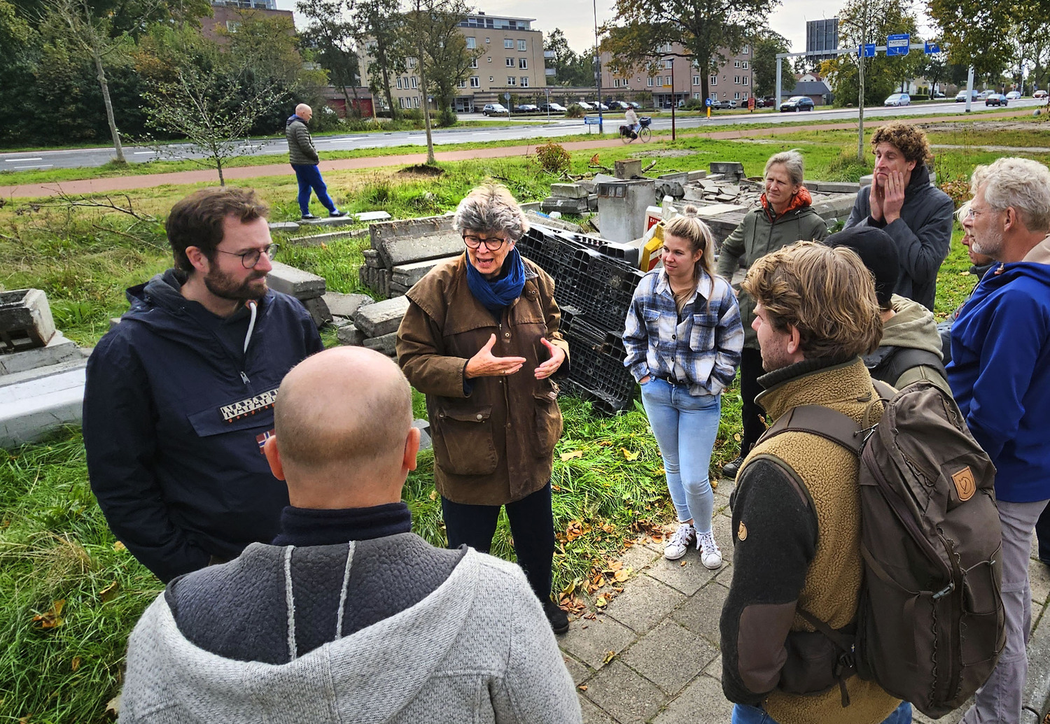 Heilein Tonckes bezoekt elk jaar met een groep studenten van de opleiding ecologisch hovenier de Le Roy-tuin